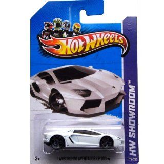 Hot Wheels 2013, Lamborghini Aventador LP 700 4 (WHITE), HW SHOWROOM, #173/250. 164 Scale. Toys & Games