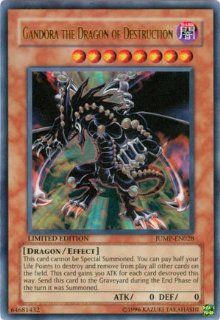 Yugioh Gandora the Dragon of Destruction Ultra Rare Foil Card Jump en028: Toys & Games