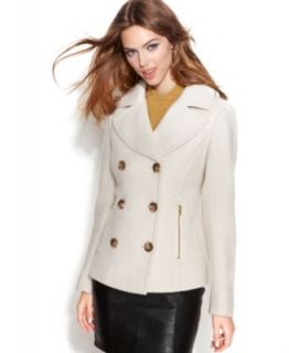 kensie Asymmetrical Wool Blend Coat   Coats   Women