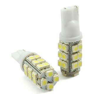 10 X T10 Car High Power 168 194 W5W White 28 SMD 1206 LED Wedge Light Bulb Lamp for Car RV Light: Automotive