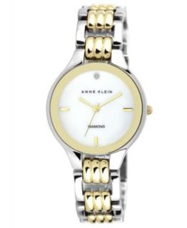 Anne Klein Watch, Womens Two Tone Bracelet 10 8655SVTT   Watches   Jewelry & Watches