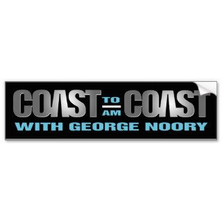 Coast To Coast AM Bumper Sticker