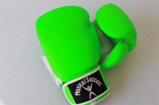 Neon Green Boxing Gloves 12oz : Amateur Boxing Gloves : Sports & Outdoors