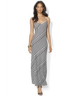Lauren Ralph Lauren Dress, Sleeveless Striped Maxi   Dresses   Women
