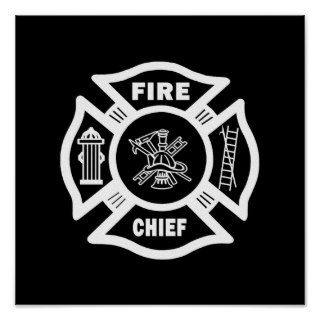 Fire Chief Posters