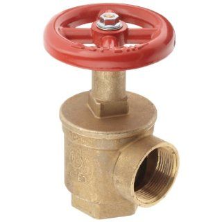 Dixon AVF151 Forged Brass Global Angle Hose Valve, 1 1/2" NPT Female, 300 psi Pressure: Industrial Pipe Fittings: Industrial & Scientific
