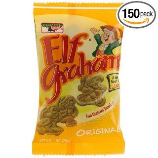 Keebler Elf, Original Graham Cracker, 1 Ounce Single Serve Packs (Pack of 150)  Grocery & Gourmet Food