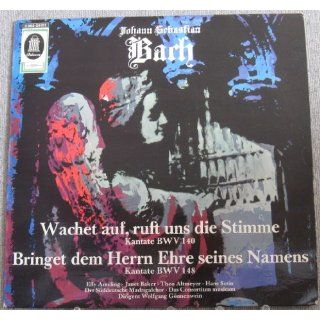 JS Bach Katate BWV 140, Kantate BWV 148. Musicians" Ameling, Baker, Altmeyer, Sotin, Der Suddeutsche Madrigalchor, Das Consortium Musicum, Dirigent Wolfgang Gonnenwein Music