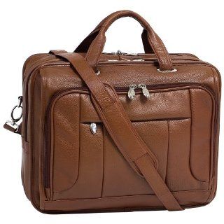 McKleinUSA RIVER WEST 15714 Brown Fly Through Checkpoint Friendly 17 Laptop Case: Computers & Accessories