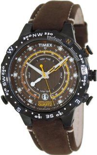 Timex Men's Intelligent Quartz T2P141 Brown Leather Analog Quartz Watch with Brown Dial Timex Watches