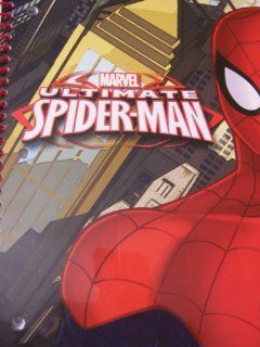 Marvel Ultimate Spiderman Wide Ruled Spiral Notebook ~ Spidey Up Close (8" X 10.5"; 70 Sheets, 140 Pages): Toys & Games
