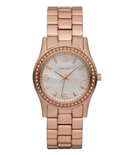 DKNY Watch, Womens Rose Gold Plated Stainless Steel Bracelet NY8336   Watches   Jewelry & Watches