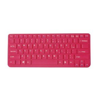 Keyboard Protector Skin Cover For Sony Vaio CA/SA/SB/SC/SD Series/ 14 inch E Series E141 E14A SVE141 SVE14A 14P/ 13.3 inch S Series S131 S13A SVS131 SVS13A 13P/ 13.3 inch T Series T13 SVT13 Rose Red US Layout: Computers & Accessories