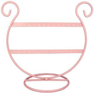 8.5 inch Pink Harp Dcor Table Top Earrings Hanger Bracelets Necklace Rack Jewelry Holder Organizer Display Panel Stand   Jewelry Towers