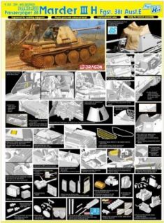 1/35 Sd. Kfz.138 Panzerjger 38 Marder Iii H, Fgst.38t Ausf.E ~ Smart Kit: Toys & Games