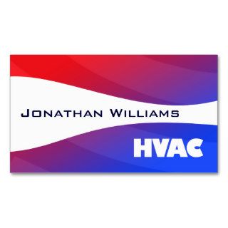 Modern Professional HVAC Business Cards Business Card Templates