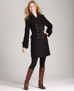 Style&co. Coat, Double Breasted Long Pea Coat   Coats   Women