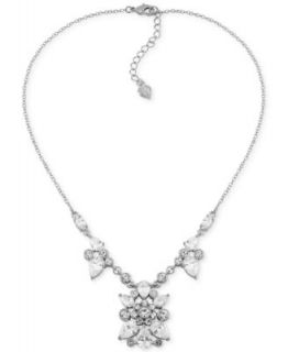 Michael Kors Necklace, Gold Tone Crystal Cross Pendant Necklace   Fashion Jewelry   Jewelry & Watches