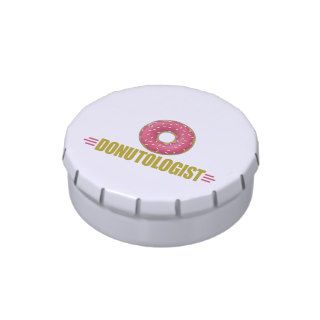 Funny Sprinkle Donut Lover Jelly Belly Tin