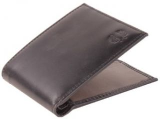 Black Leather Billfold Wallet by Fred Perry at  Mens Clothing store: