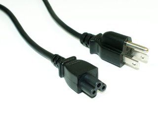 Micro Connectors, Inc. 6 feet 3 Prong "Mickey Mouse" Style Keyed Notebook Power Cord UL Approved (M05 126): Electronics