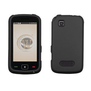 Motorola EX124G Rubberized Hard Case Cover   Black: Cell Phones & Accessories