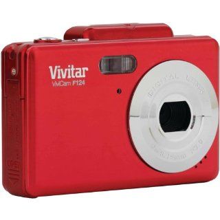 Vivitar 14MP Digital Camera w/ Flip Screen   Red (VF124) : Point And Shoot Digital Cameras : Camera & Photo