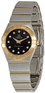 Omega Women's 123.20.24.60.63.001 Constellation Brown Guilloche Dial Watch: Watches