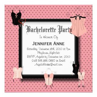 Cute Bachelorette Party Personalized Invitation