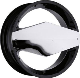 VISION WHEEL   449 morganna   24 Inch Rim x 9.5   (5x114.3/5x120) Offset (15) Wheel Finish   gloss black chrome cap: Automotive
