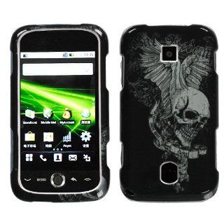 MYBAT AHWM860HPCIM108NP Slim and Stylish Snap On Protective Case for Huawei Ascend M860   Retail Packaging   Skull Wing Cell Phones & Accessories