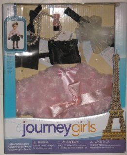 Journey Girls 18 inch Doll Fashion Sets Paris   Night Out Pink: Toys & Games