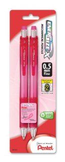 Pentel Pink BCA EnerGize X Mechanical Pencil, 0.5mm, Pink Barrels, Pack of 2 (PL105BP2P BC) : Office Products