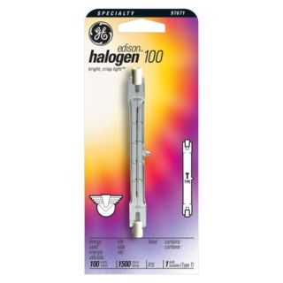 GE Edison Halogen 100 Watt Type T Light Bulb