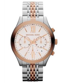 Michael Kors Womens Chronograph Two Tone Stainless Steel Bracelet Watch 42mm MK5763   Watches   Jewelry & Watches