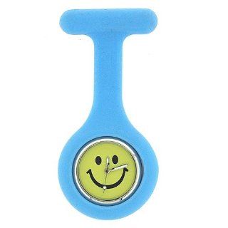 Boxx Light Blue Smiley Face Infection Control Gel Professional Fob Watch Boxx104: Watches