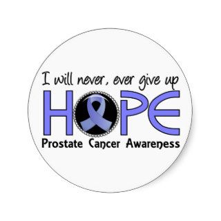 Never Give Up Hope 5 Prostate Cancer Sticker