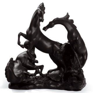 Shop Lladro Porcelain Figurine Horse's Group in Black at the  Home Dcor Store. Find the latest styles with the lowest prices from Lladro