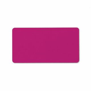 Plain saturated plum background blank custom custom address label