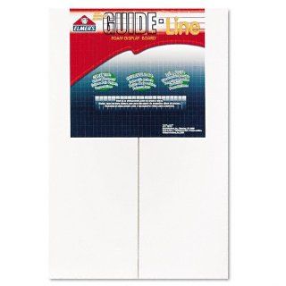 Elmer's 48 x 36 in. Guide Line Foam Display Board   Pack of 6 : Office Products