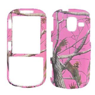 Camoflague Pink Real Tree Black Deer Rubberized Hard Case Phone Faceplate Cover Protector for Samsung U485 Intensity 3 III Verizon Wireless: Cell Phones & Accessories