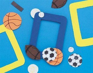 S&S Worldwide Team Sports Frame© Craft Kit (Makes 12) Toys & Games