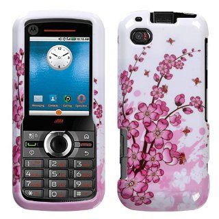 Design Hard Protector Skin Cover Cell Phone Case for Motorola i886 Sprint / Nextel   Spring Flowers: Cell Phones & Accessories