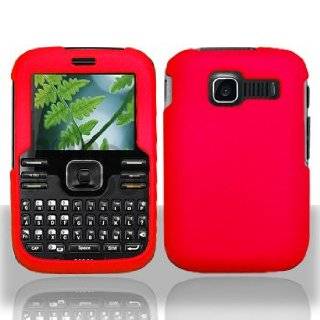 Premium   Kyocera S2300/Torino Rubber Red Cover   Faceplate   Case   Snap On   Perfect Fit Guaranteed Cell Phones & Accessories