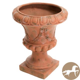 Christopher Knight Home 19 inch Green with Moss Athenian Urn Planter Christopher Knight Home Planters, Hangers & Stands