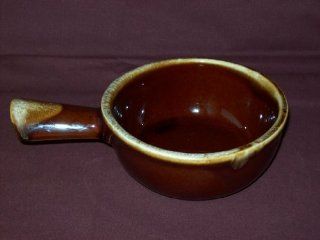 McCoy Pottery Brown Drip Handled Soup Bowl #7050 : Other Products : Everything Else