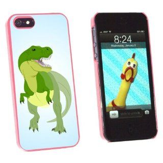 Graphics and More Tyrannosaurus Rex   T Rex Dinosaur Raptor Snap On Hard Protective Case for Apple iPhone 5/5s   Non Retail Packaging   Pink: Cell Phones & Accessories