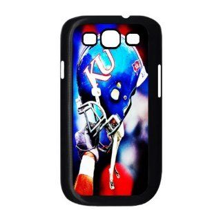 Sports Just Do It Design 5 NCAA Kansas Jayhawks Football Helmet Print Case With Hard Shell Cover for Samsung Galaxy S3 I9300: Cell Phones & Accessories