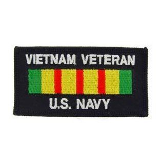 US Military Vietnam War Iron On Patch   Service Badges   Vietnam Veteran US Navy Logo: Clothing