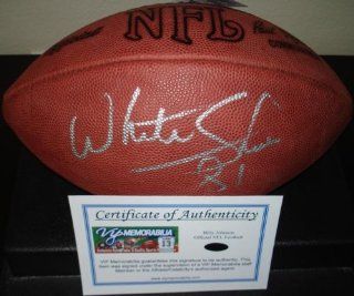 Billy Johnson and Dana White Autographed Football   with " Shoes" Inscription   Autographed Footballs at 's Sports Collectibles Store